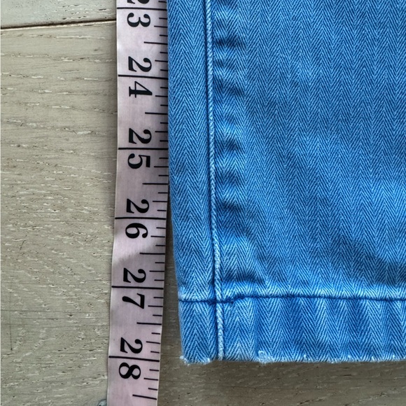 Alex Mill Pants Herringbone blue size 14 relaxed straight leg utility chino - Picture 6 of 7